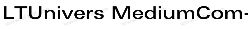 LTUnivers MediumCom字体转换